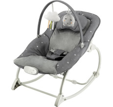 Шезлонг-качалка MoMi LAPIS Dark Grey